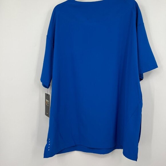 Barco One - Men's V-Neck 4 Pocket Scrub Top Men's size 2xl blue NWT - Picture 10 of 13